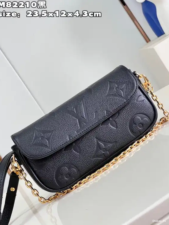 Ivy-23.5*12*4.3cm LOUIS Wallet VUITTON on Chain 0603